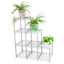 Chrome Adjustable Greenhouse Wire Display Shelving for Flower (LD7535120B4C)